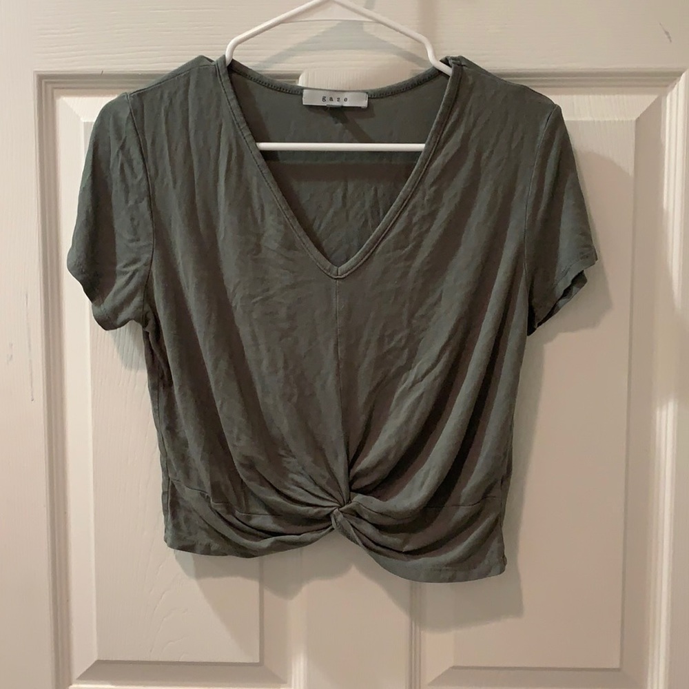 large crop top